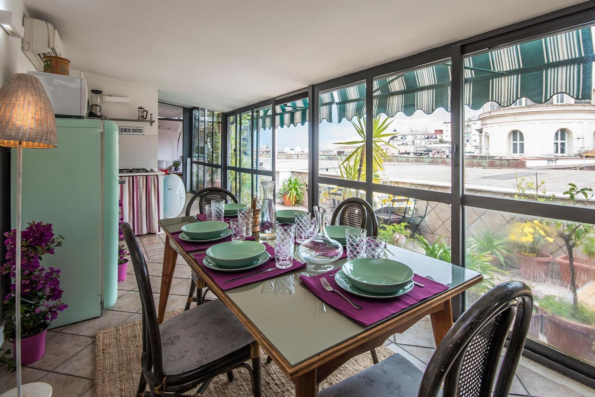 Historical Naples With Panoramic Terrace Daire Dış mekan fotoğraf
