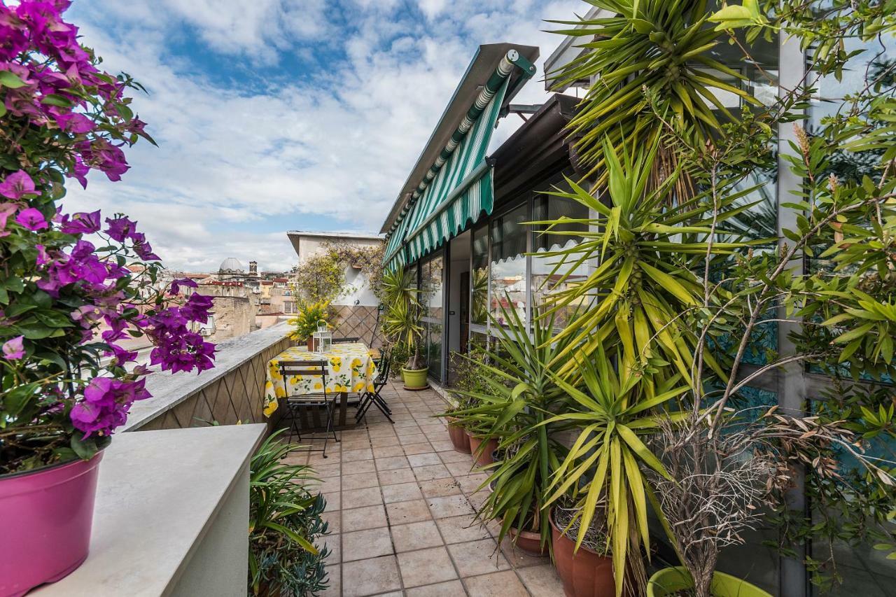 Historical Naples With Panoramic Terrace Daire Dış mekan fotoğraf